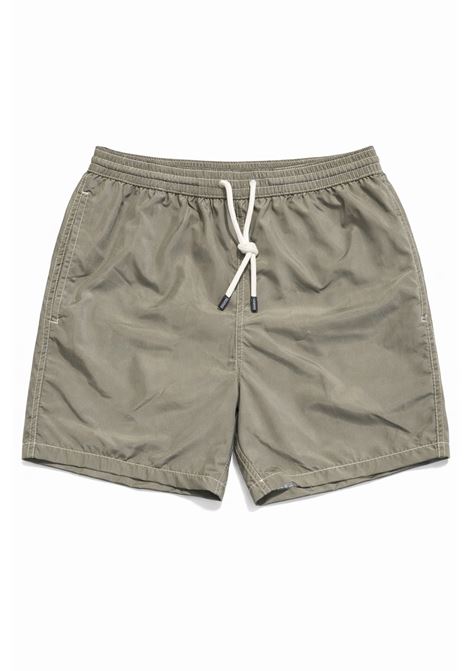 Barba Napoli costume da bagno corto verde con coulisse bianca logo BARBA | Costume | 00017 536160045 45